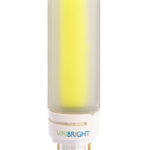 VIRIBRIGHT G24d LED PLC Steck-Sockel 2 Pin PL-C Spar-Lampe Birne 8,5W KVG G24-D